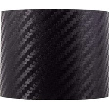 1001 Siyah Karbon Kaplama Şerit Çıta Kaplama Folyosu (10 cm x 3 Metre)