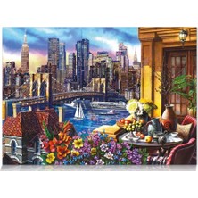 1001 Star Puzzle Uyumayan Şehir Brooklyn 2000 Parçalık Puzzle