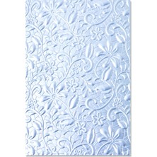 1001 Sizzix 3-D Dokulu Impressions Kabartma Lacey Kath Breen'den 665324, Çok Renkli, Tek Beden