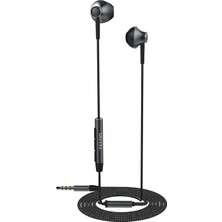 1001 Tecno Rock R2 Mikrofonlu Kulak Içi Kulaklık - Siyah