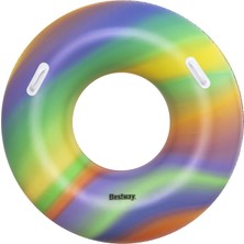 1001 Bestway Gökkuşağı Yüzme Tüpü 1.19 M