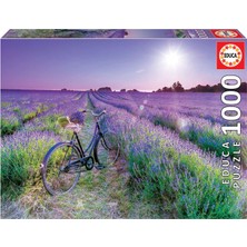 1001 Educa 1000 Lavanta Tarlasında Bisiklet Puzzle