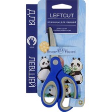 1001 Çocuk Makası, Güçlendirilmiş Plastik (13.2 cm Leftcut Lacivert)