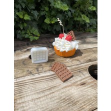 1001 Rufus Concept Waffle Tekli Mum Kalıbı (Silikon) 1 Adet