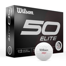 1001 Wilson Fifty Elite Golf Topu, 12'li Paket