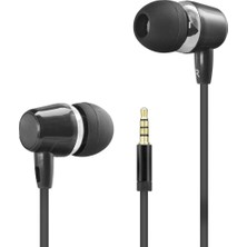 Skygo Kablolu Kulak Içi Mikrofonlu Kulaklık 3.5 mm Pc Telefon Uyumlu Siyah DHE7000BK