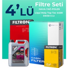 Filtron  Dacia Lodgy 1.5 Dizel Filtre Bakım Seti Liqui Moly Motor Yağlı (2012-2018) 4 Lü