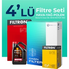 Filtron  Mercedes CLA180 Dizel Filtre Bakım Seti Motul Motor Yağlı (2019-2022) 4 Lü