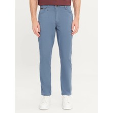 Wrangler Mavi Erkek Pamuklu Chino Pantolon W12SEA73K Texas Slim Pantolon