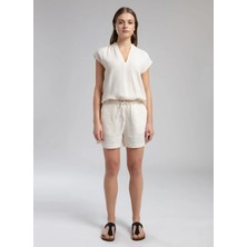 Lee Cooper Bej Kadın %100 Pamuk Şort 252 Lcf 221008 Tracy Bej