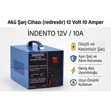 Indento Akü Şarj Cihazı (Redresör) 12 Volt 10 Amper