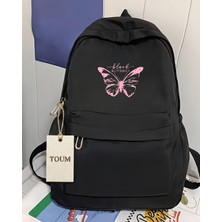 Touz Moda Butterfly Baskılı Okul, Dershane, Kurs Sırt Çantası
