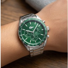 Lacoste LAC2011346 Erkek Kol Saati 5 ATM Suya Dayanıklı Çelik Kasa ve Kordon ile Kronometreli