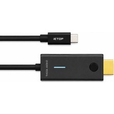 Skygo Type-C To Hdmı Görüntü Kablosu 4K 30 Hz Örgülü 1 M Gri TH03A