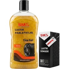Smx Simli Jel Lastik Parlatıcı 500 ml + Sünger Hediye