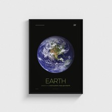 Domirus Nasa - Earth Tablo Çerçeveli Poster Duvar Dekorasyonu