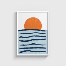 Domirus Sea And Sun 2 Tablo Çerçeveli Poster Duvar Dekorasyonu