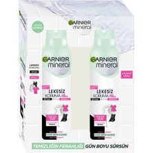 Garnier Mineral Lekesiz Koruma Sprey Deodorant 2 x 150 ml (3'li Paket)