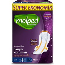 Molped Süpernight Süper Ekonomi Gece 16'lı (7'li Paket)
