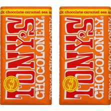 Tony's Chocolonely Karamel Deniz Tuzlu Sütlü Çikolata 180 G x 2 (2'li Paket)