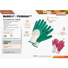 Rostaıng Rostaing FUSHIA-IT08 Çok Amaçlı Eldiven No:8 - M (6'li Paket)