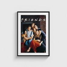 Domirus Friends Dizi Posteri Tablo Çerçeveli Poster Duvar Dekorasyonu