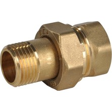 Eca 1/2 Düz  Radyatör Rakoru (Pirinç) (4'li Paket)