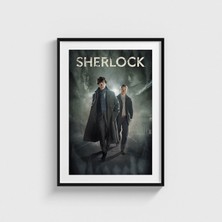 Domirus Sherlock Dizi Posteri Tablo Çerçeveli Poster Duvar Dekorasyonu