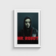 Domirus Mr. Robot Dizi Posteri Tablo Çerçeveli Poster Duvar Dekorasyonu