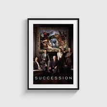 Domirus Succession Dizi Posteri Tablo Çerçeveli Poster Duvar Dekorasyonu