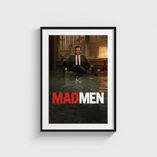 Domirus Mad Men Dizi Posteri Tablo Çerçeveli Poster Duvar Dekorasyonu