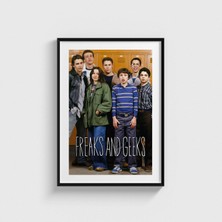 Domirus Freaks And Geeks Dizi Posteri Tablo Çerçeveli Poster Duvar Dekorasyonu