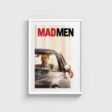Domirus Mad Men Dizi Posteri Tablo Çerçeveli Poster Duvar Dekorasyonu