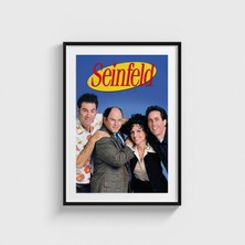 Domirus Seinfeld Dizi Posteri Tablo Çerçeveli Poster Duvar Dekorasyonu