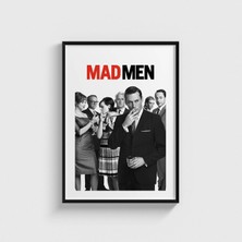 Domirus Mad Men Dizi Posteri Tablo Çerçeveli Poster Duvar Dekorasyonu