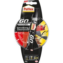 Pattex  60 Saniye Hızlı Yapıştırıcı 20 gr (5'li Paket)