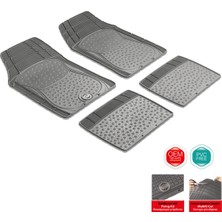 Pufi Pufı Bubble Base Universal Kauçuk Paspas Gri