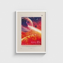 Domirus 55 Cancri E Lava Life Nasa Tablo Çerçeveli Poster Duvar Dekorasyonu