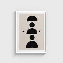 Domirus Black 1 Tablo Çerçeveli Poster Duvar Dekorasyonu