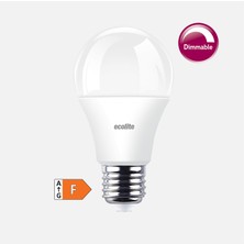 Ecolite LED Dimmerable A60 9W E27 6500K LED Ampul (3'li Paket)