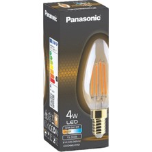 Panasonic E14 Fil Lamba 4W 360LM 2000K Gold (5'li Paket)