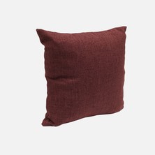 Premier Home Nadia Kare 45X45 cm Minder Bordo (3'li Paket)