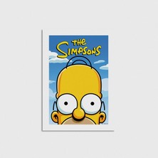 Domirus The Simpsons Dizi Posteri Poster Çerçevesiz Duvar Dekorasyonu