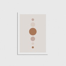 Domirus Geometrik Yuvarlaklar 1 Poster Çerçevesiz Duvar Dekorasyonu