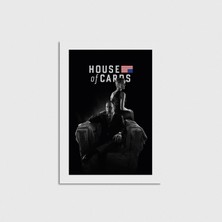 Domirus House Of Cards Dizi Posteri Poster Çerçevesiz Duvar Dekorasyonu
