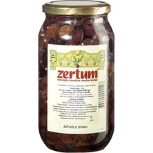 Zertum Siyah Zeytin 900G Az Tuzlu (3'li Paket)