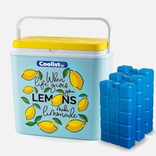 Coolist CLB30LM Limon Desenli Buzluk 3 Adet Buz Kaseti (2'li Paket)