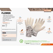 Rostaıng Rostaing FLOWER-IT06 Bahçe Ekim Dikim Eldiveni No:6 - Xs (3'li Paket)