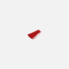 Tek-İş Tek-Iş Kablo Bağı 200X2,5MM 100 Adet Kırmızı (5'li Paket)