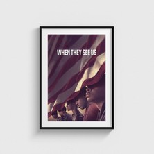 Domirus When They See Us Dizi Posteri Tablo Çerçeveli Poster Duvar Dekorasyonu